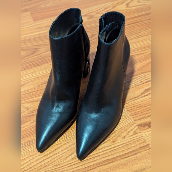 STUART WEITZMAN Ankle BOOTS Black Leather size 7 - Picture 4 of 12